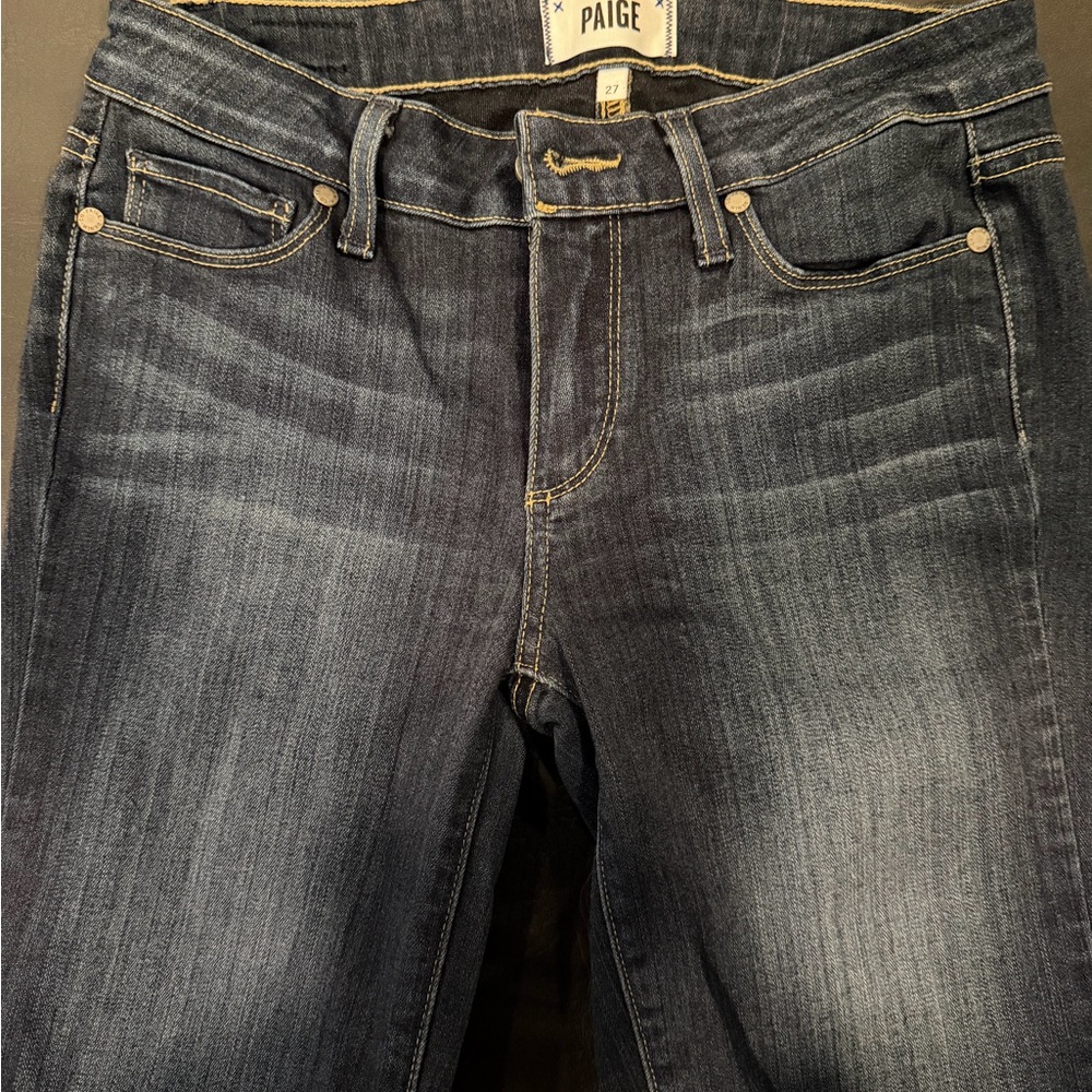 PAIGE Women's Deep Indigo Skinny Jeans